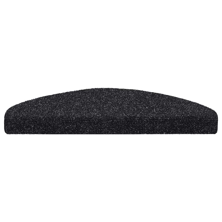 trappemåtter selvklæbende 30 stk. 65x21x4 cm sorte halvrunde store
