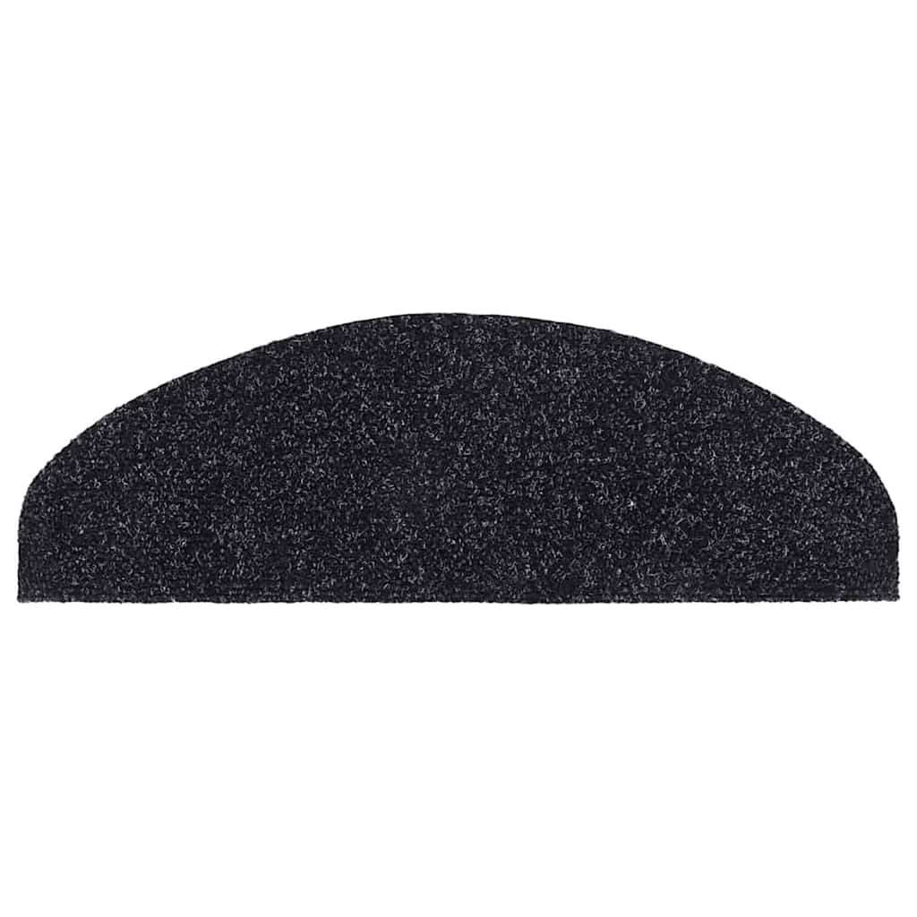 trappemåtter selvklæbende 30 stk. 65x21x4 cm sorte halvrunde store