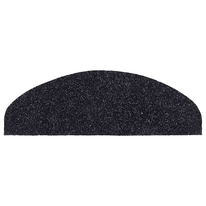 trappemåtter selvklæbende 30 stk. 65x21x4 cm sorte halvrunde store
