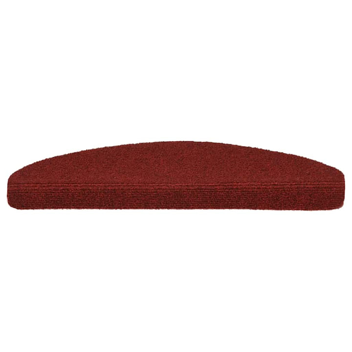 trappemåtter selvklæbende 30 stk. 65x21x4 cm bordeauxrød halvrunde store
