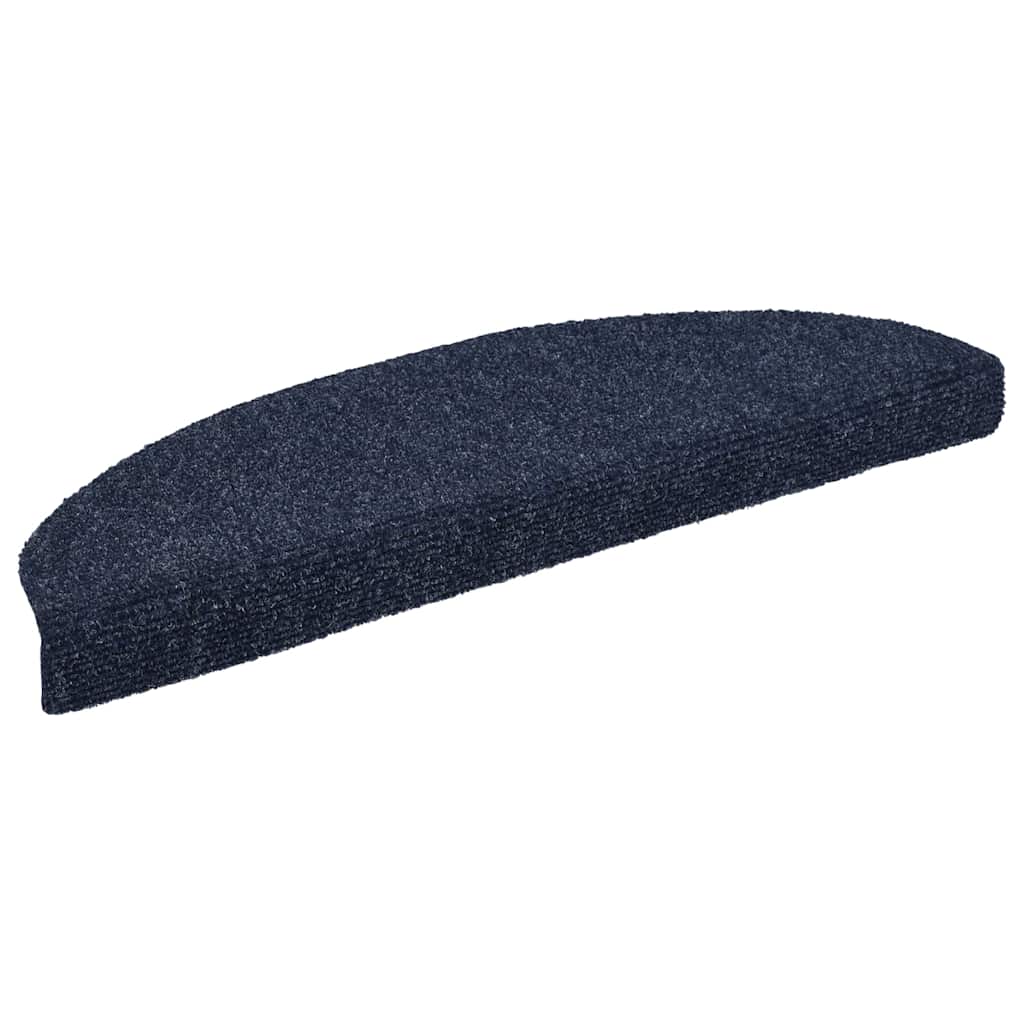 trappemåtter selvklæbende 30 stk. 65x21x4 cm blå halvrunde store