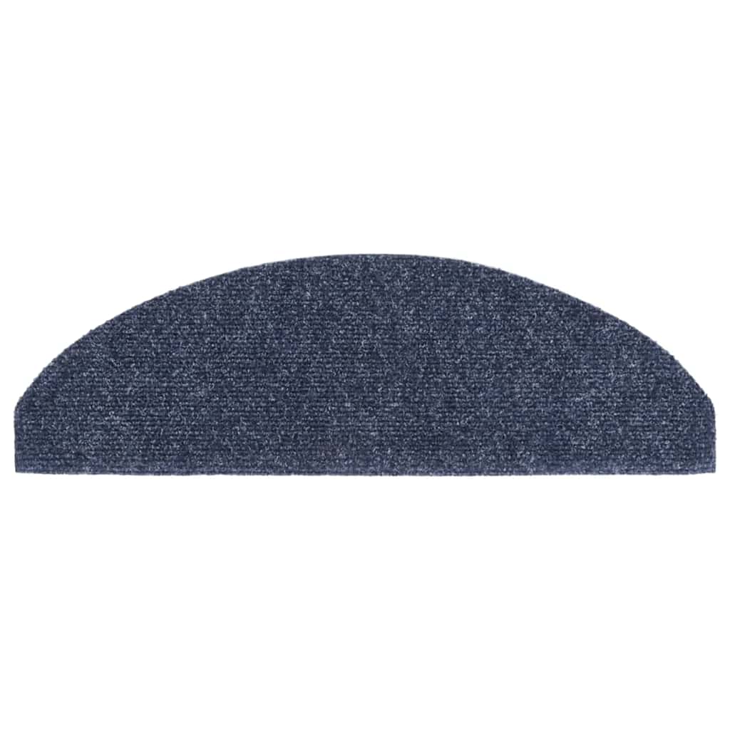 trappemåtter selvklæbende 30 stk. 65x21x4 cm blå halvrunde store