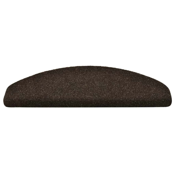 trappemåtter selvklæbende 30 stk. 65x21x4 cm mørkebrune halvrunde store