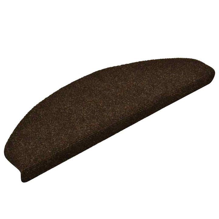 trappemåtter selvklæbende 30 stk. 65x21x4 cm brune halvrunde store