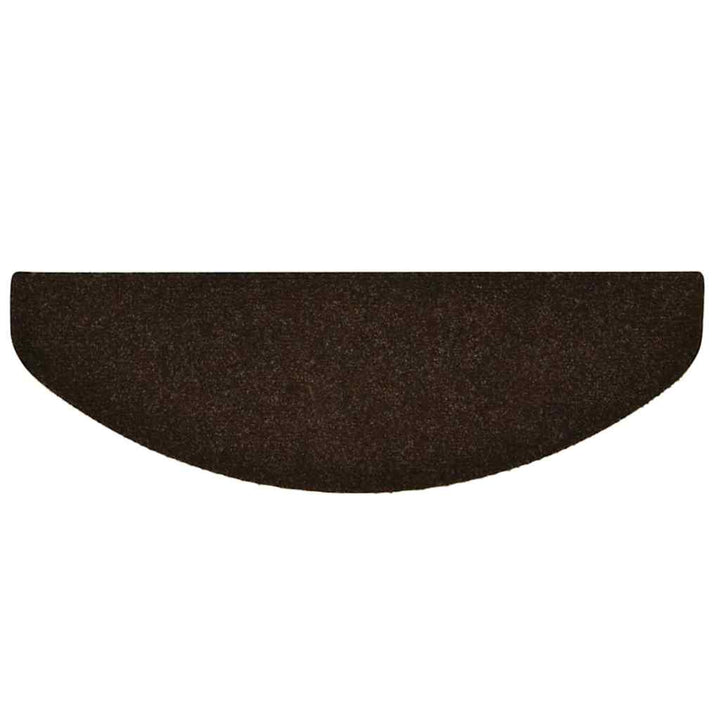 trappemåtter selvklæbende 30 stk. 65x21x4 cm brune halvrunde store