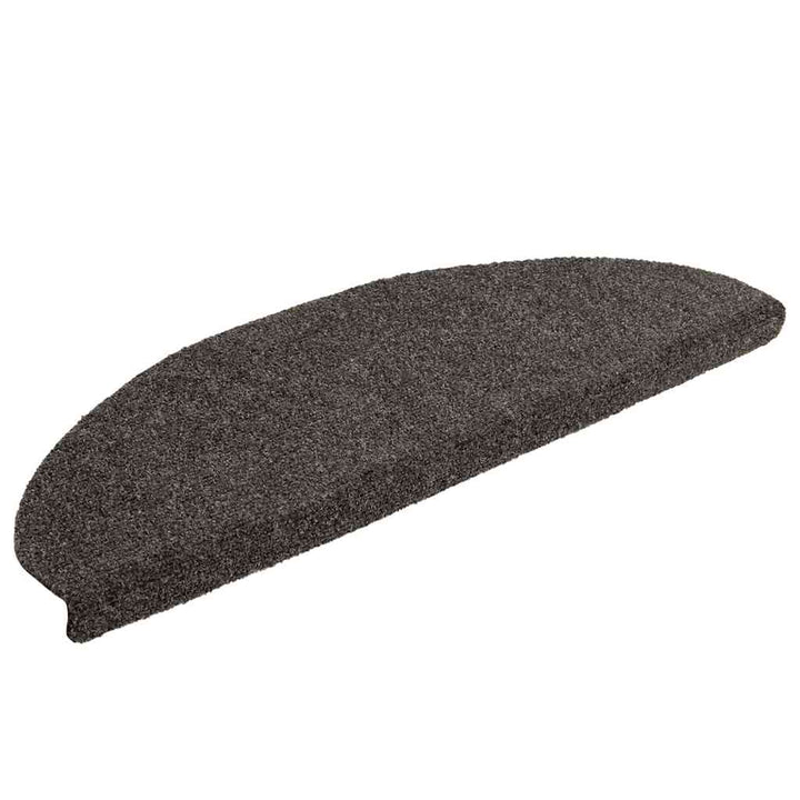 trappemåtter selvklæbende 30 stk. 65x21x4 cm antracit halvrund store