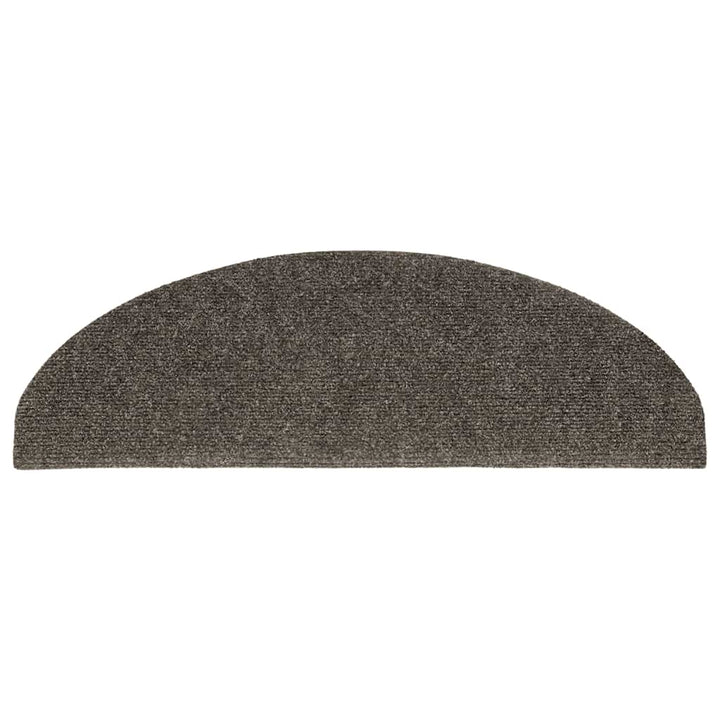 trappemåtter selvklæbende 30 stk. 65x21x4 cm antracit halvrund store