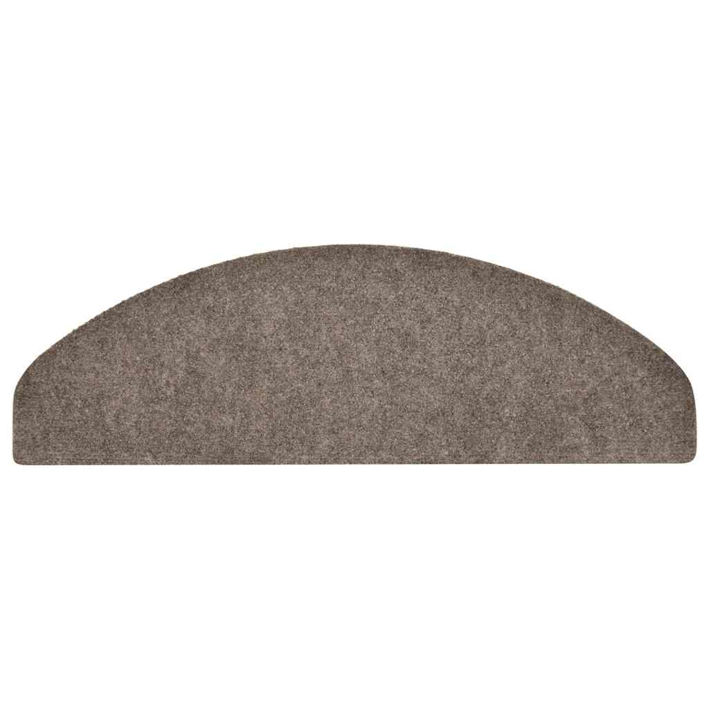 trappemåtter selvklæbende 30 stk. 65x21x4 cm beige halvrunde store