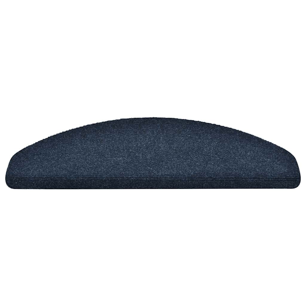 trappemåtter selvklæbende 30 stk. 65x21x4 cm marineblå halvrund store