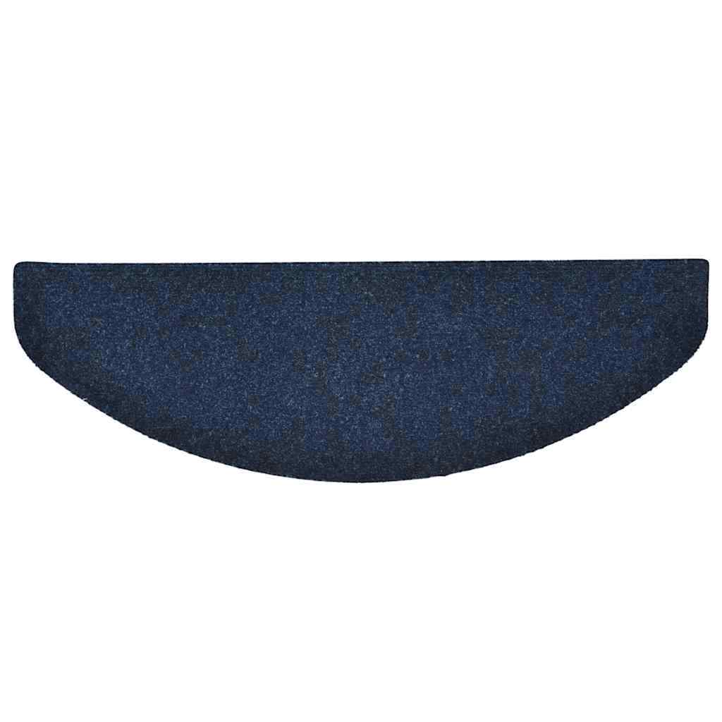 trappemåtter selvklæbende 30 stk. 65x21x4 cm marineblå halvrund store