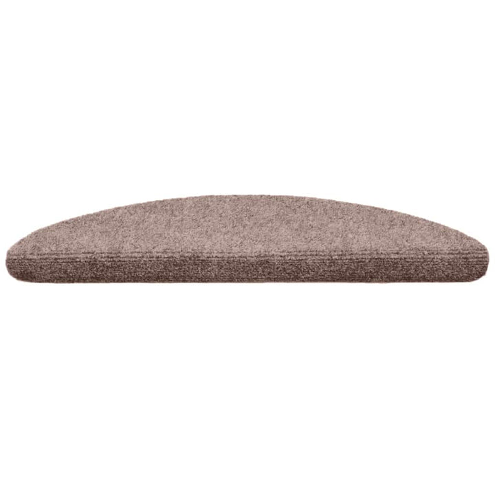 trappemåtter selvklæbende 20 stk. 56x17x3 cm lys brune halvrunde