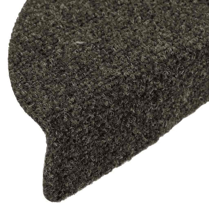 trappemåtter selvklæbende 20 stk. 56x17x3 cm antracit halvrunde