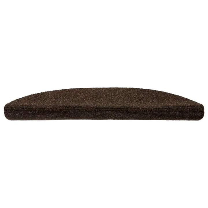 trappemåtter selvklæbende 30 stk. 56x17x3 cm brune halvrunde