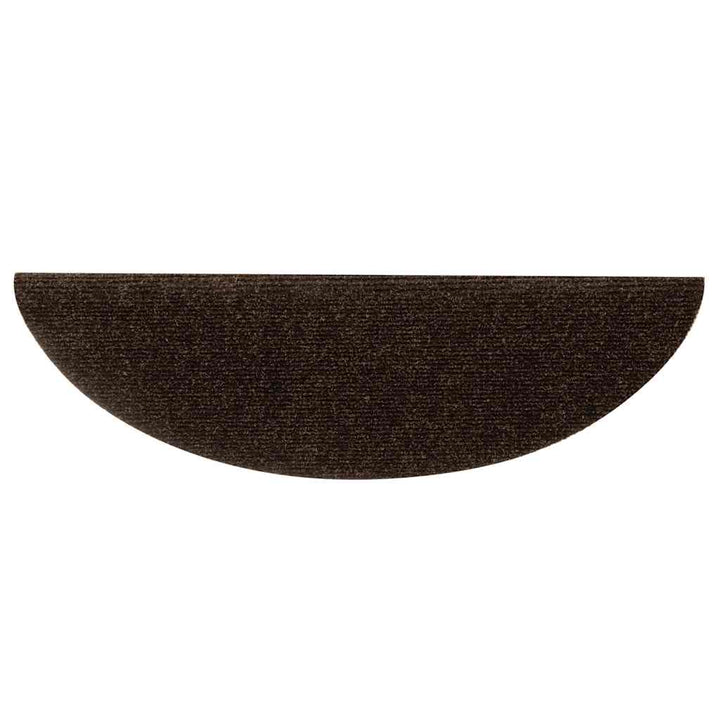trappemåtter selvklæbende 30 stk. 56x17x3 cm brune halvrunde