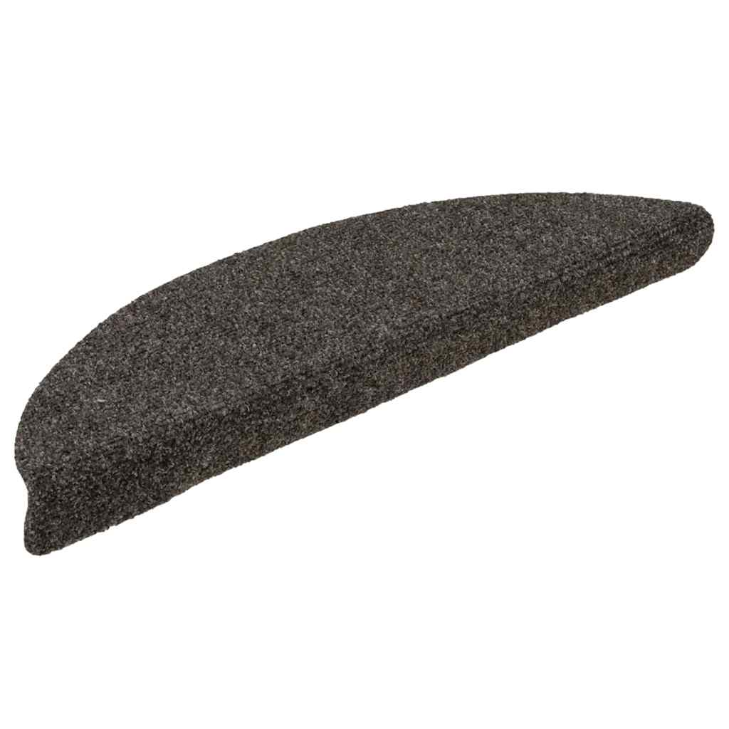 trappemåtter selvklæbende 30 stk. 56x17x3 cm antracit halvrunde