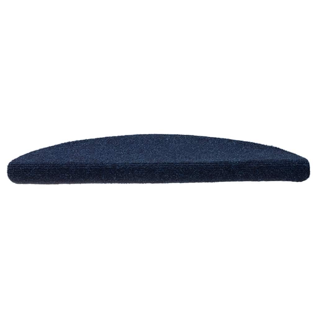trappemåtter selvklæbende 30 stk. 56x17x3 cm marineblå halvrunde