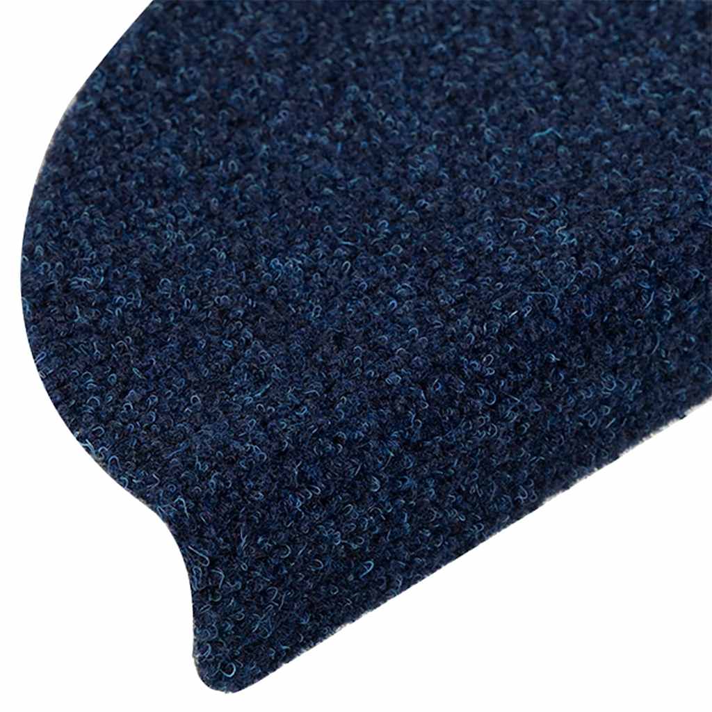 trappemåtter selvklæbende 30 stk. 56x17x3 cm marineblå halvrunde