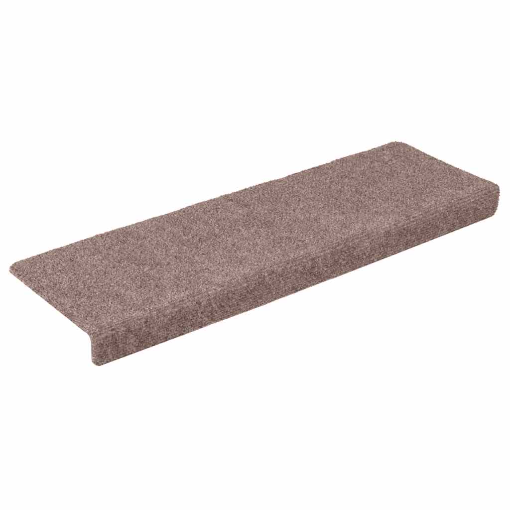 trappemåtter selvklæbende 30 stk. 65x21x4 cm cremefarvede rektangulære kant