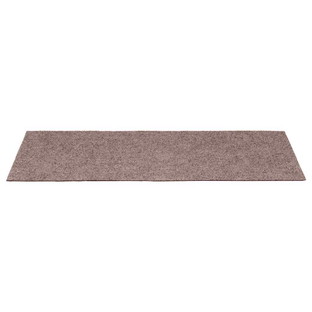 trappemåtter selvklæbende 30 stk. 65x21x4 cm cremefarvede rektangulære kant