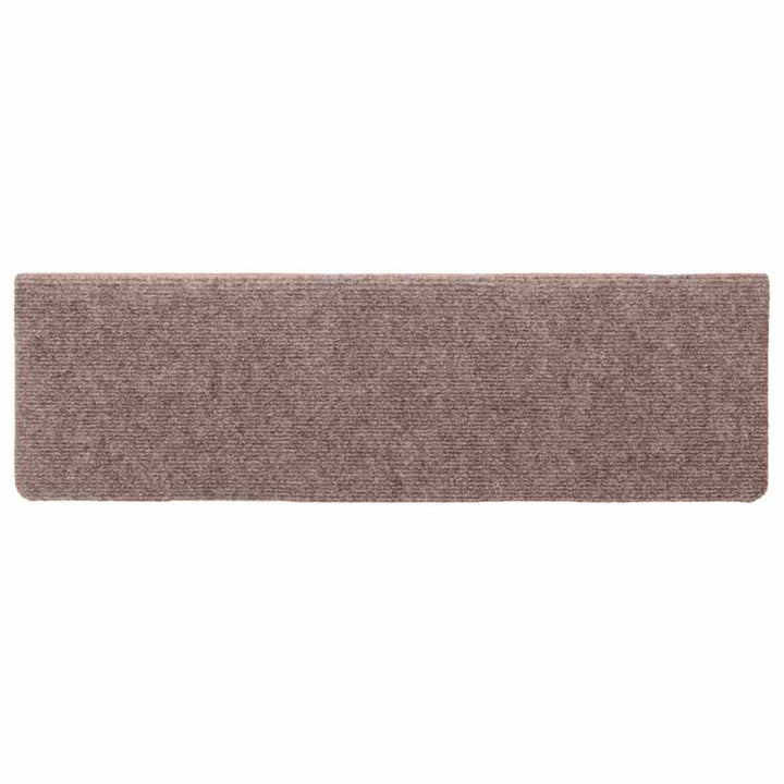 trappemåtter selvklæbende 30 stk. 65x21x4 cm cremefarvede rektangulære kant