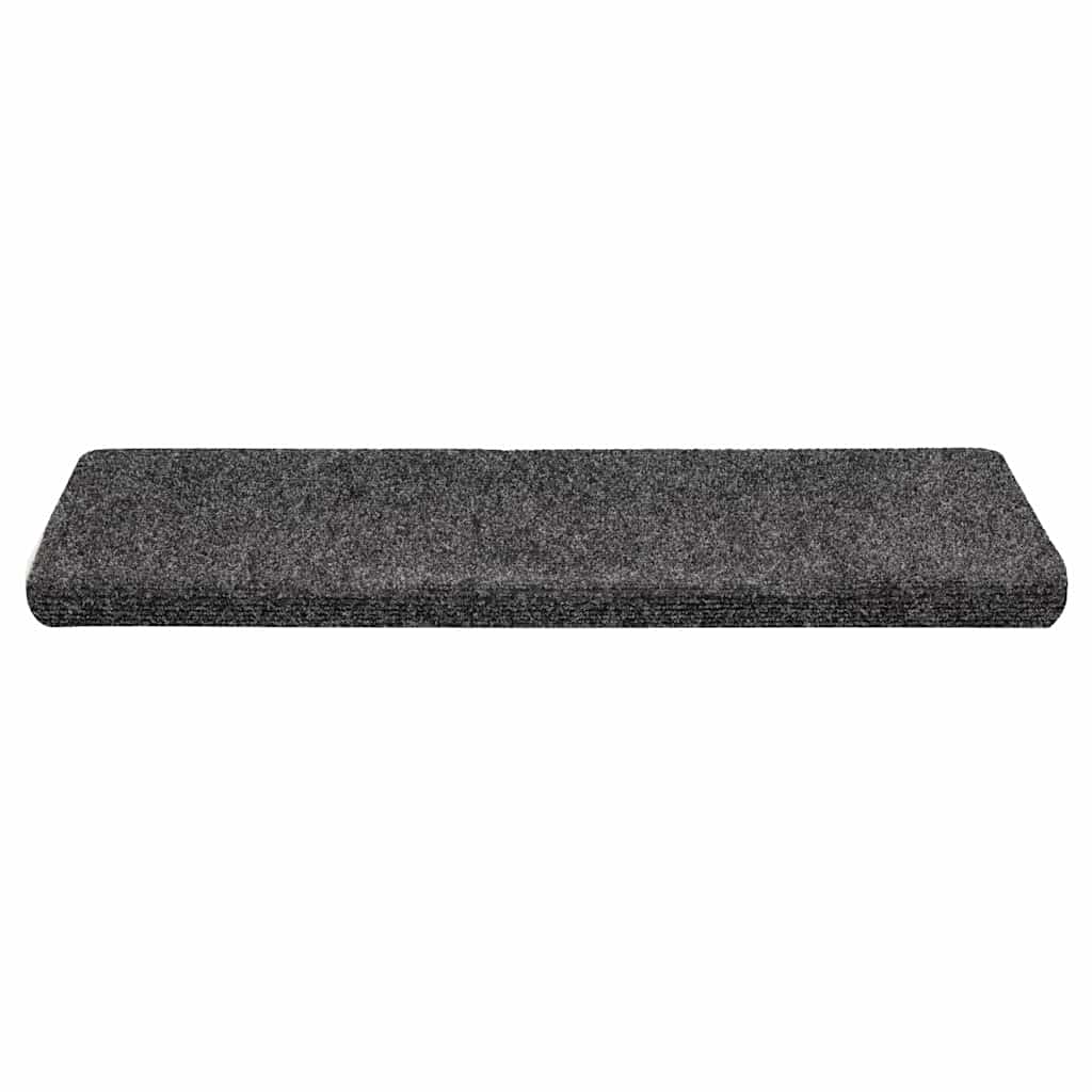 trappemåtter selvklæbende 30 stk. 65x21x4 cm grå rektangulær kant