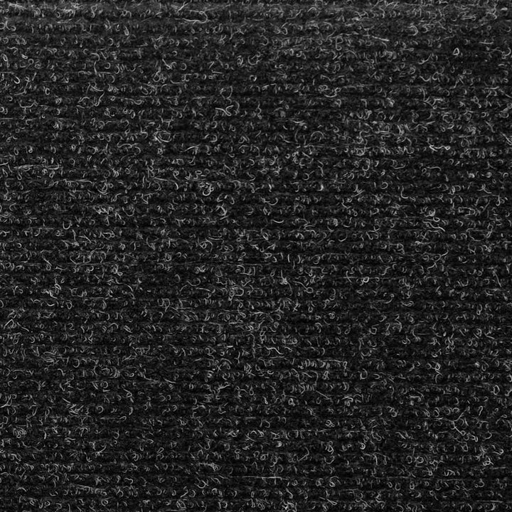 trappemåtter selvklæbende 30 stk. 65x21x4 cm sorte rektangulære kant