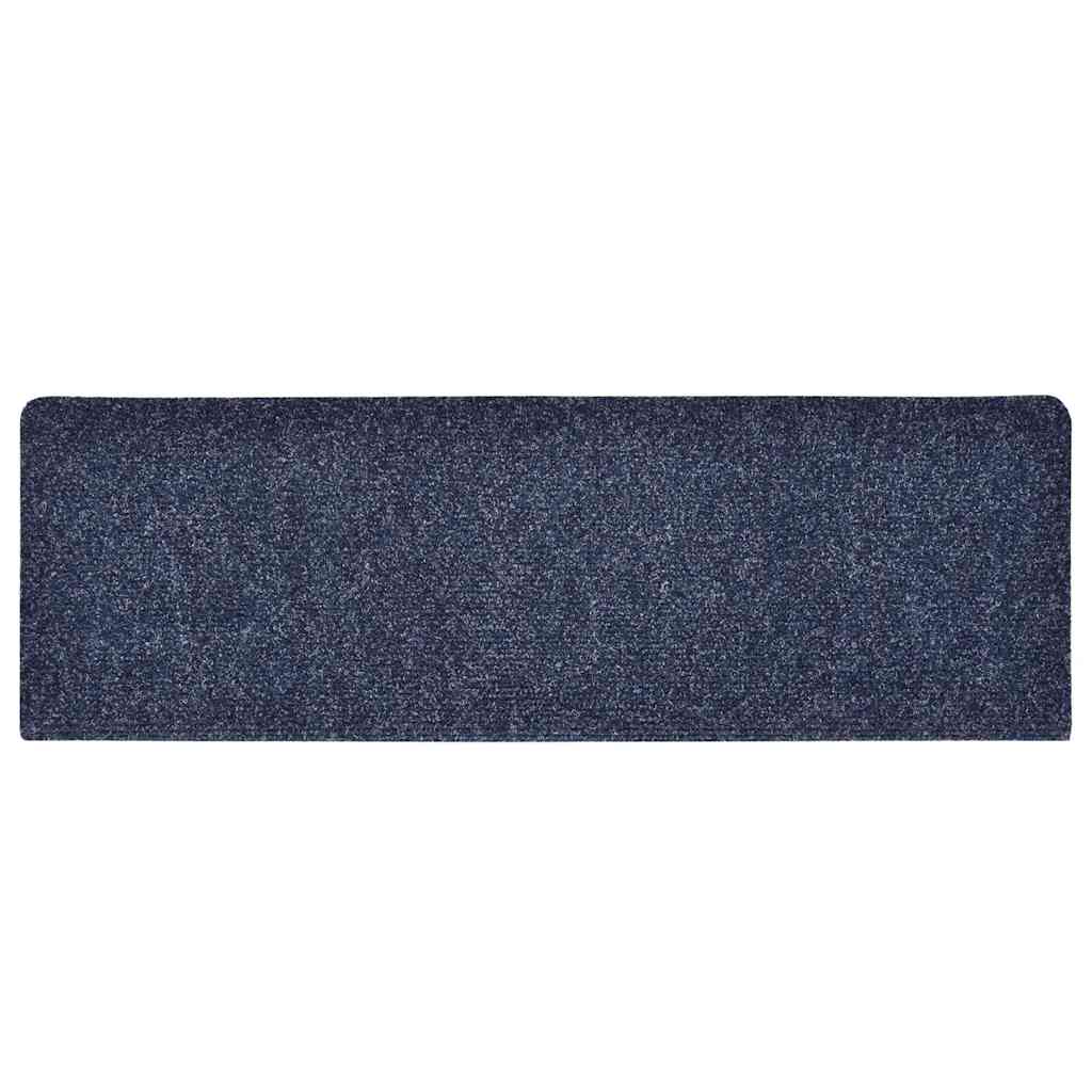 trappemåtter selvklæbende 30 stk. 65x21x4 cm blå rektangulær kant
