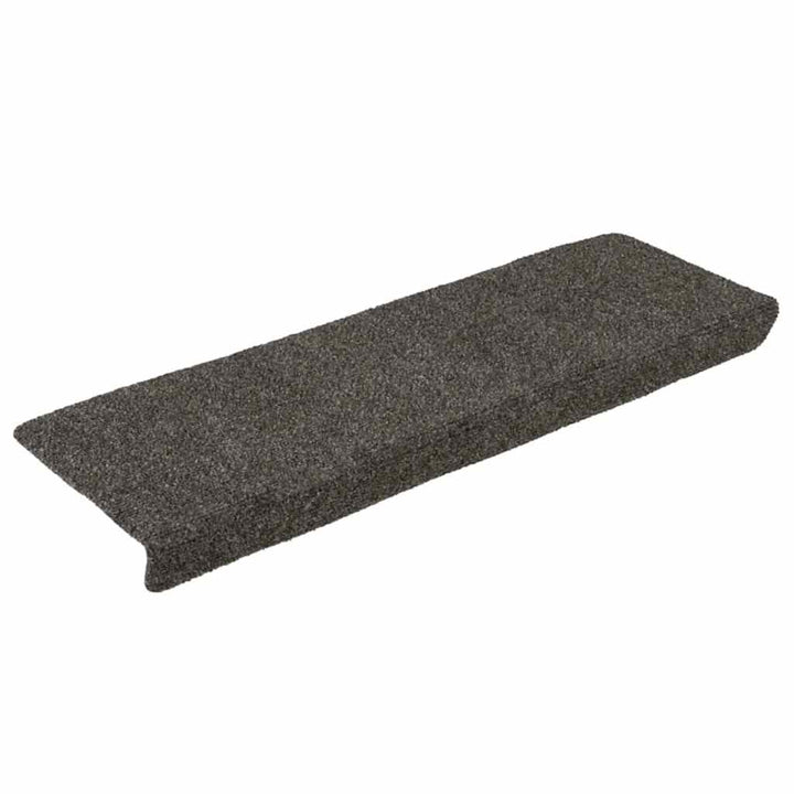 trappemåtter selvklæbende 30 stk. 65x21x4 cm antracit rektangulær kant