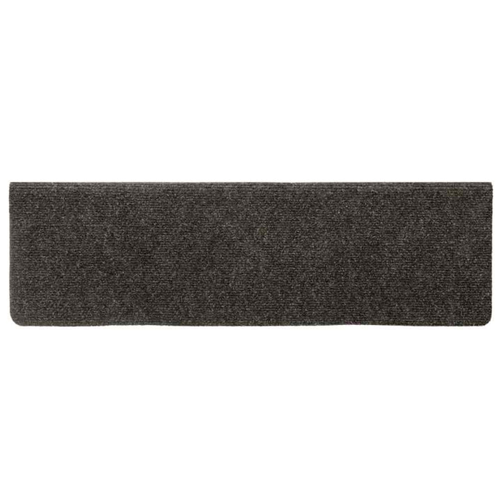 trappemåtter selvklæbende 30 stk. 65x21x4 cm antracit rektangulær kant
