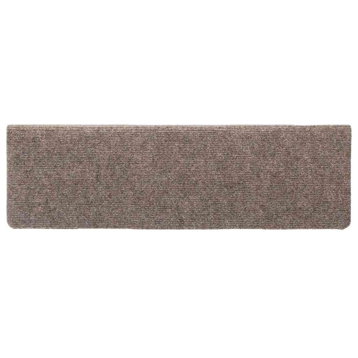 trappemåtter selvklæbende 30 stk. 65x21x4 cm beige rektangulær kant