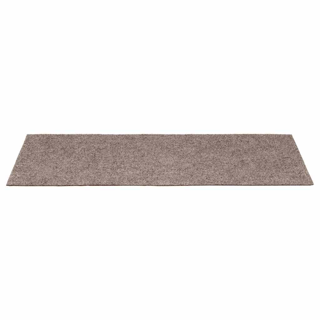 trappemåtter selvklæbende 30 stk. 60x25 cm beige rektangulære