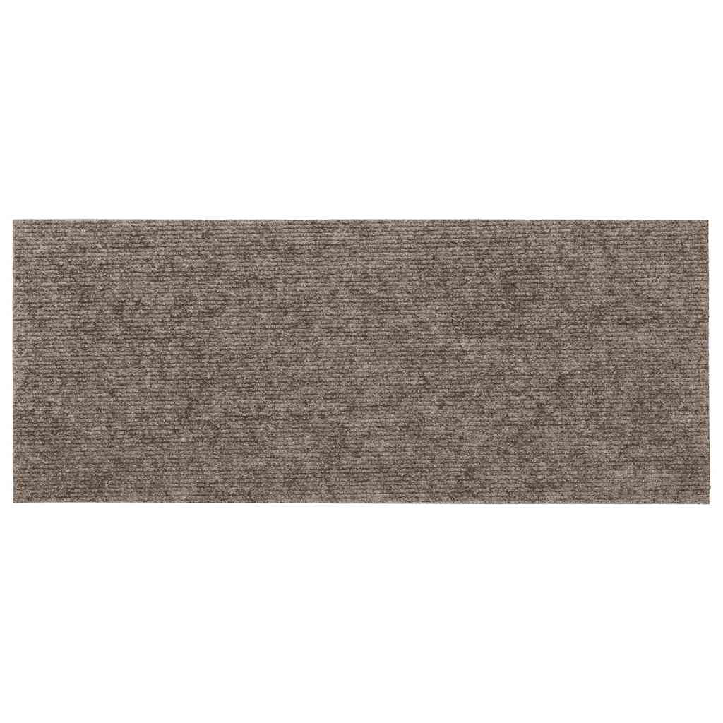 trappemåtter selvklæbende 30 stk. 60x25 cm beige rektangulære