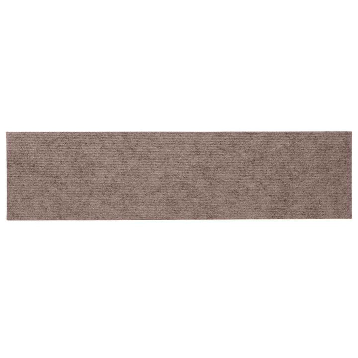 trappemåtter selvklæbende 30 stk. 76x20 cm lysebrune rektangulære