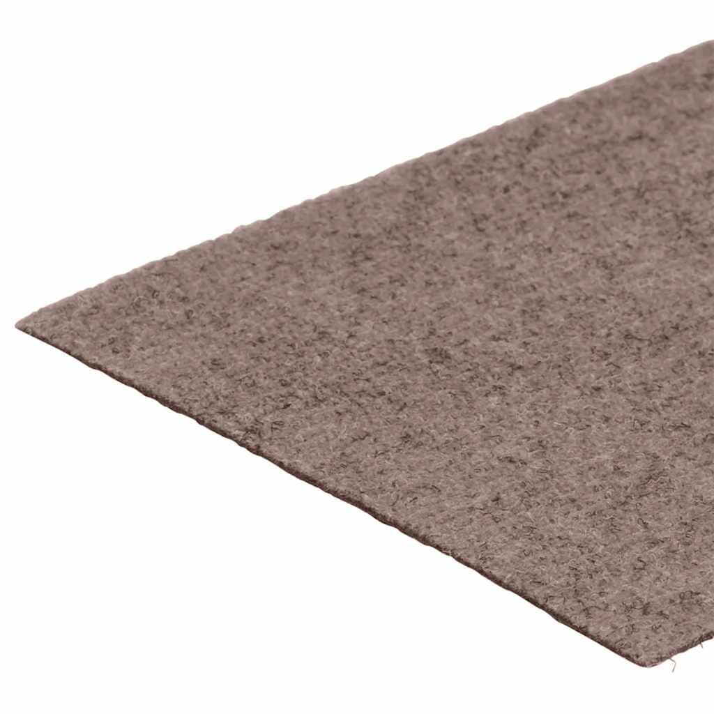 trappemåtter selvklæbende 30 stk. 76x20 cm lysebrune rektangulære