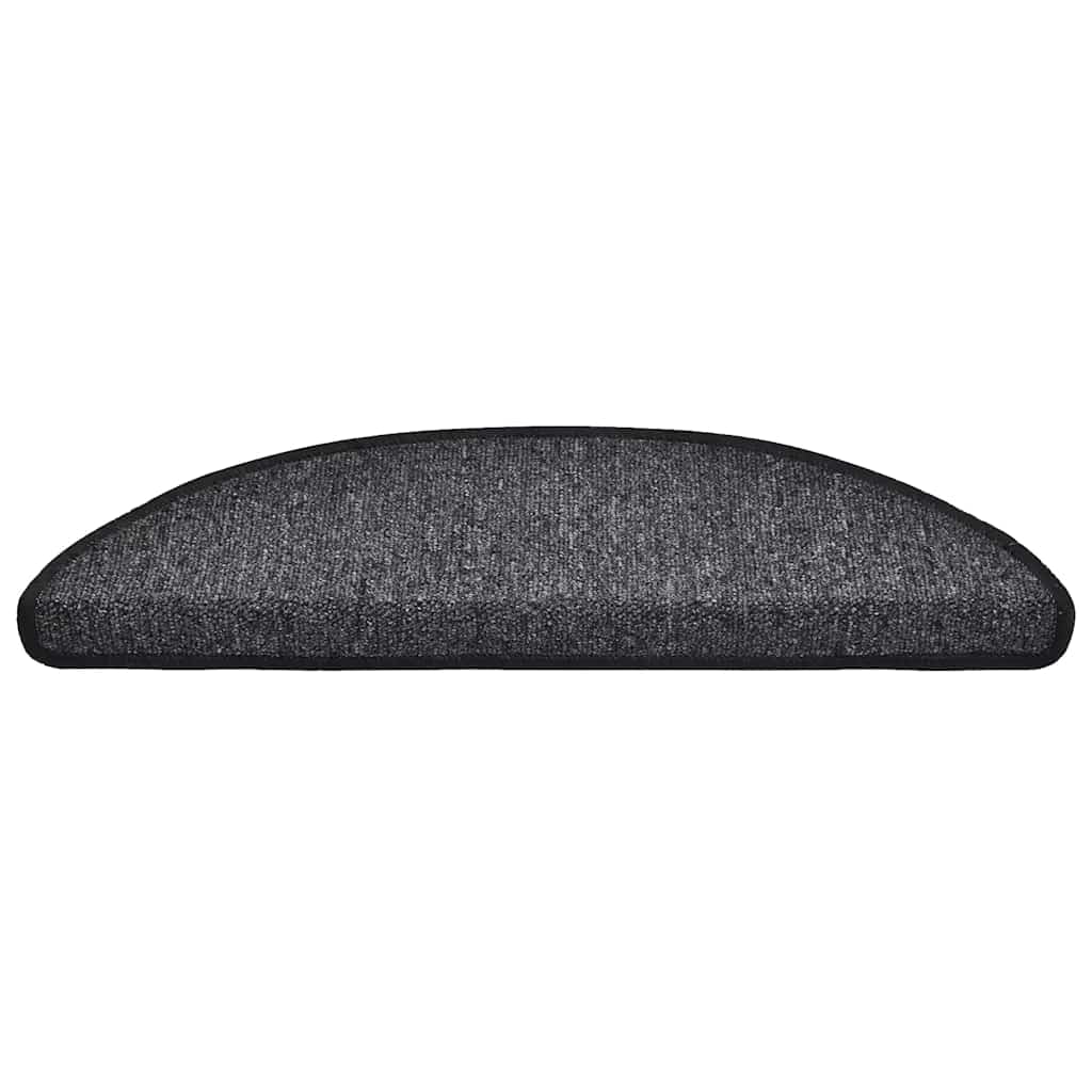 trappemåtter 30 stk. 56x17x3 cm antracit halvrund