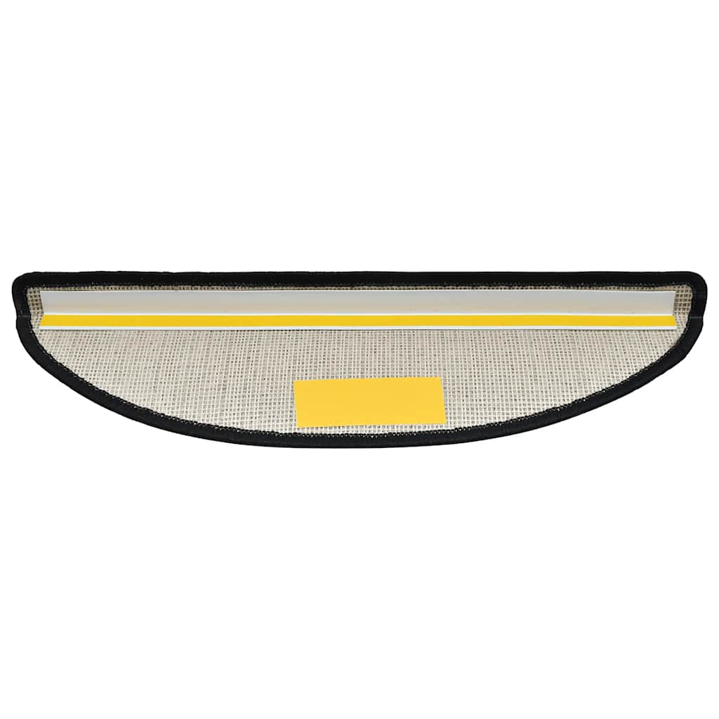 trappemåtter 30 stk. 56x17x3 cm antracit halvrund
