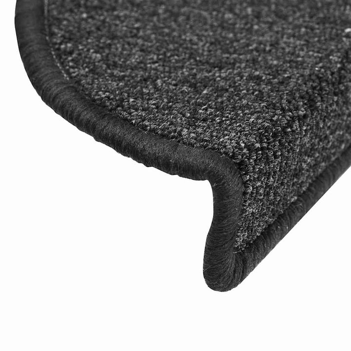 trappemåtter 30 stk. 56x17x3 cm antracit halvrund