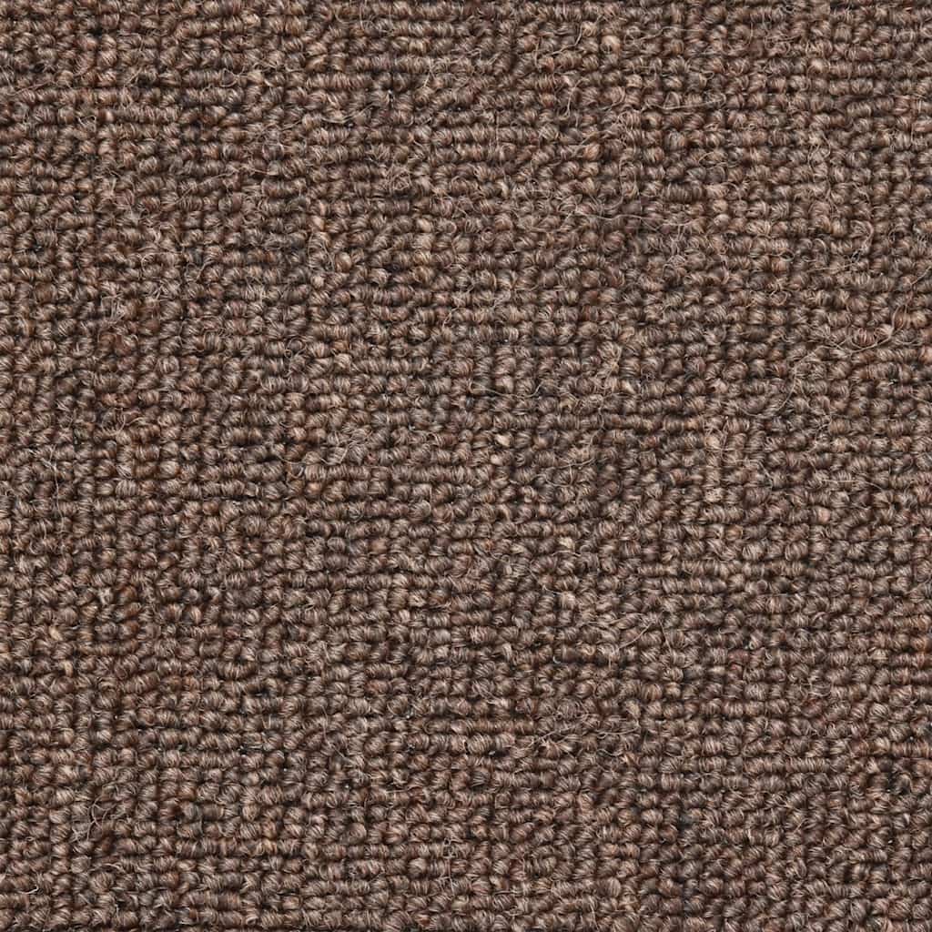 trappemåtter 30 stk. 56x17x3 cm kaffebrune halvrund