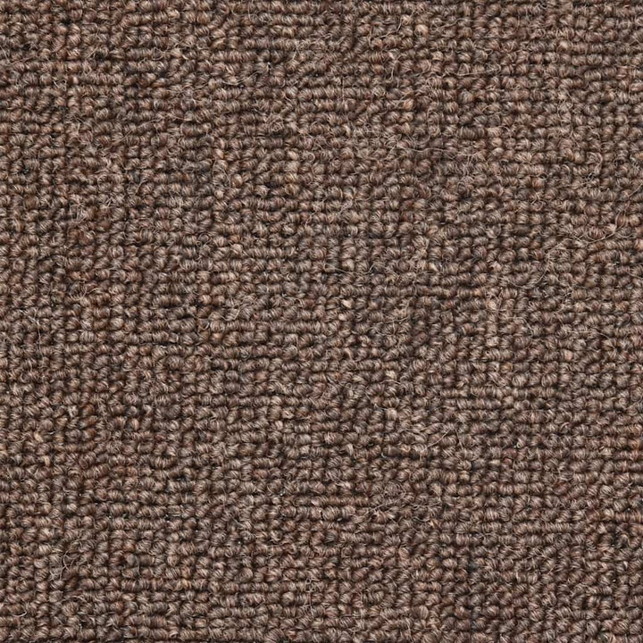 trappemåtter 30 stk. 56x17x3 cm kaffebrune halvrund