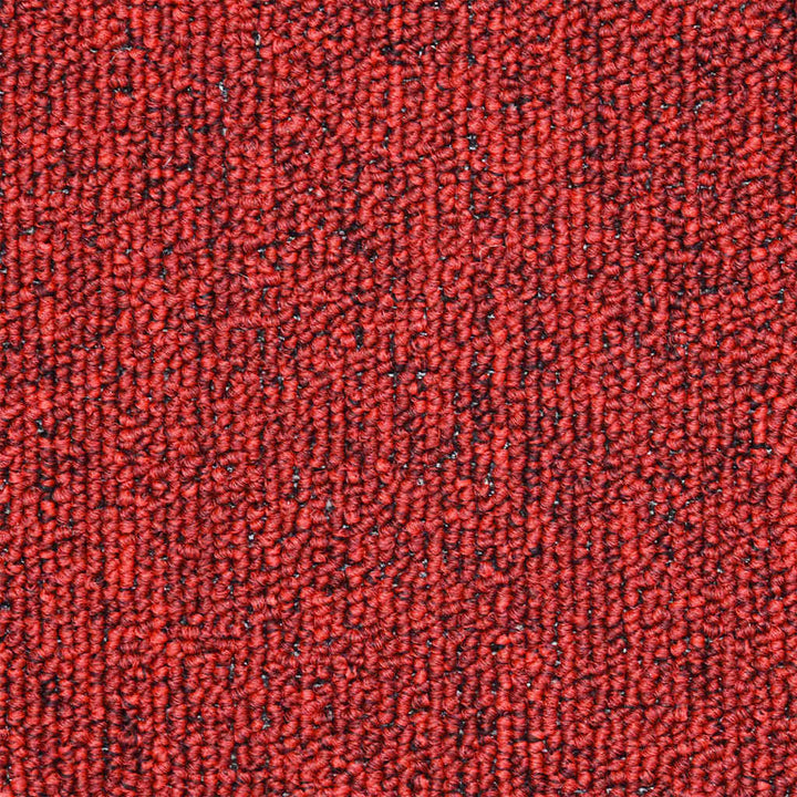 trappemåtter 30 stk. 56x17x3 cm bordeaux halvrund