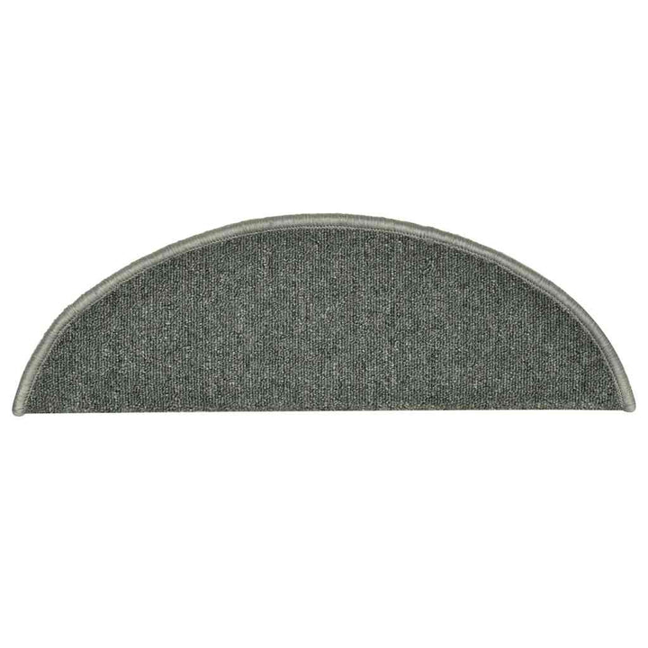 trappemåtter 30 stk. 56x17x3 cm mørkegrønne halvrunde