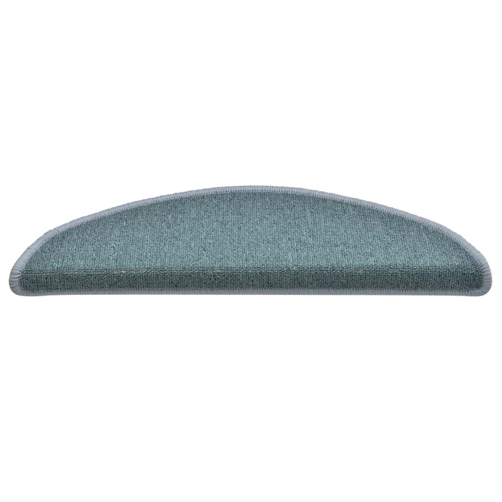 trappemåtter 30 stk. 56x17x3 cm havblå halvrunde