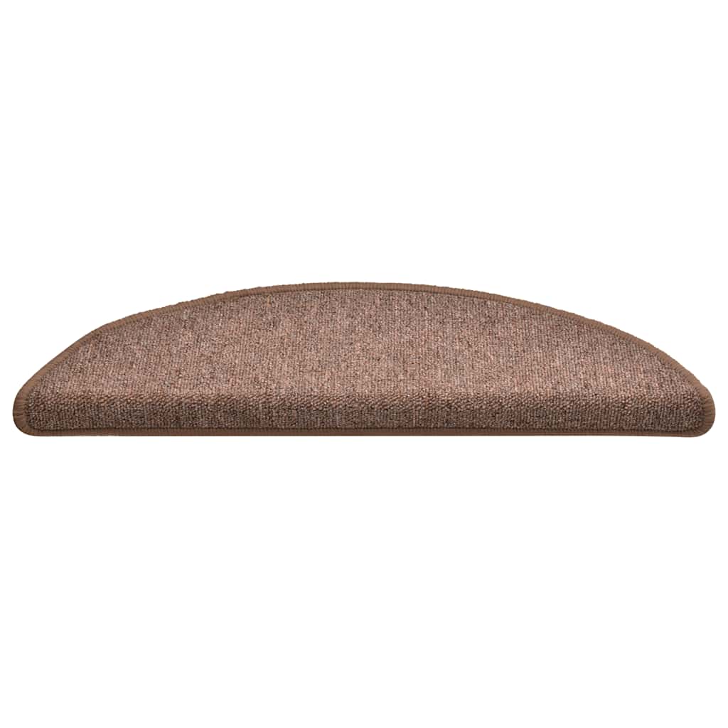 trappemåtter 30 stk. 56x17x3 cm brune halvrunde