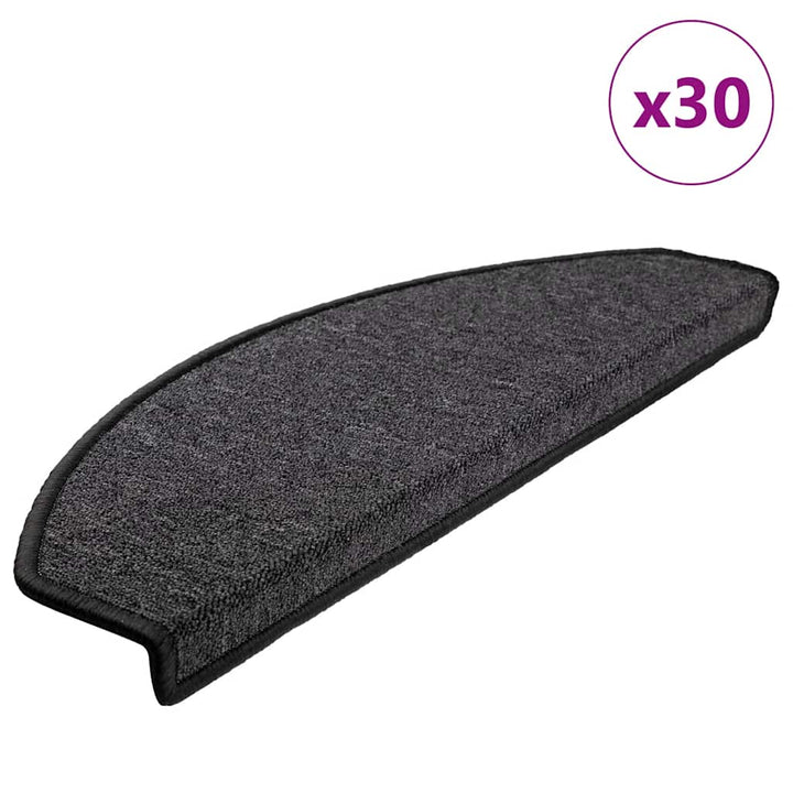 trappemåtter 30 stk. 65 x 24 x 4 cm antracit halvrund store