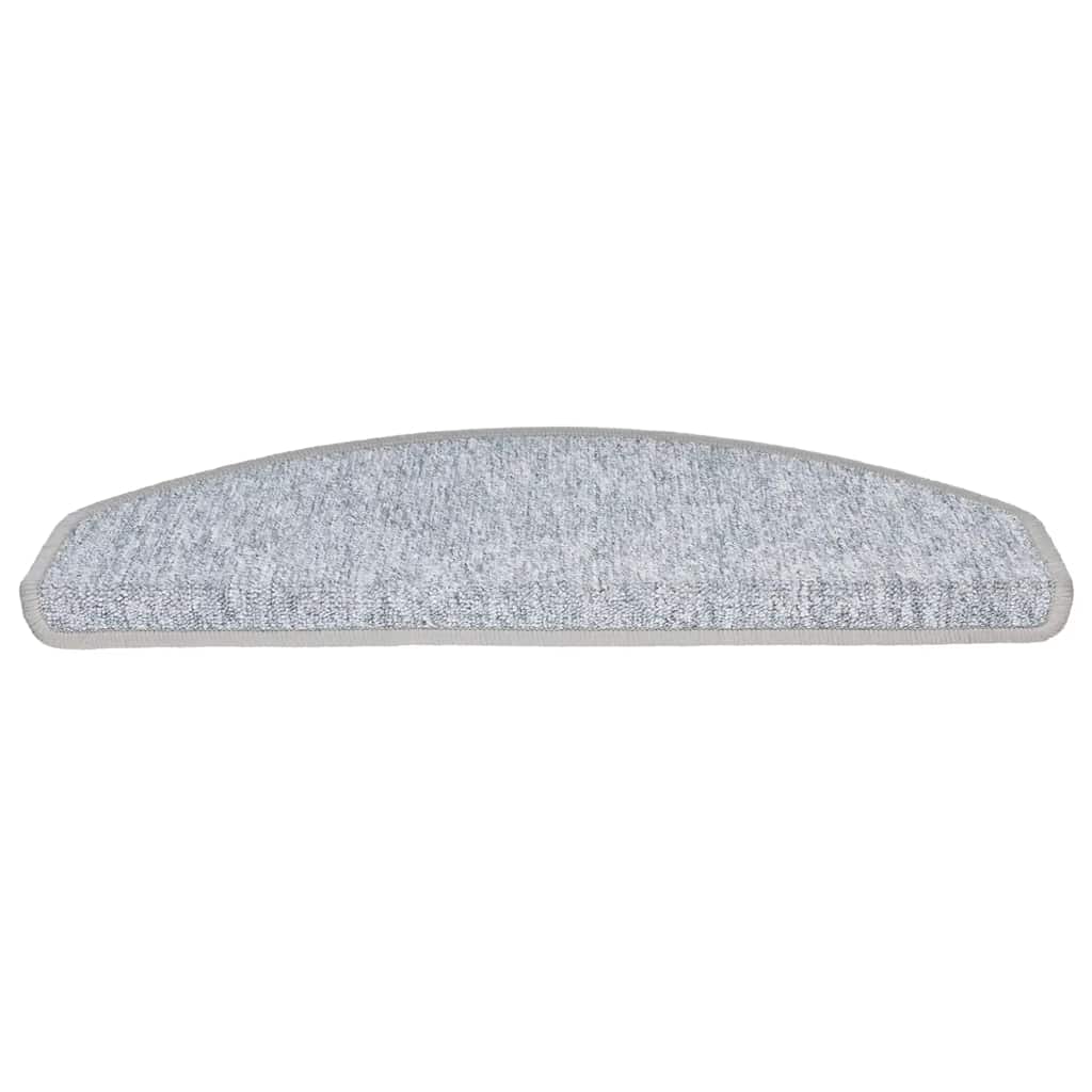 trappemåtter 30 stk. 65 x 24 x 4 cm lysegrå halvrunde store