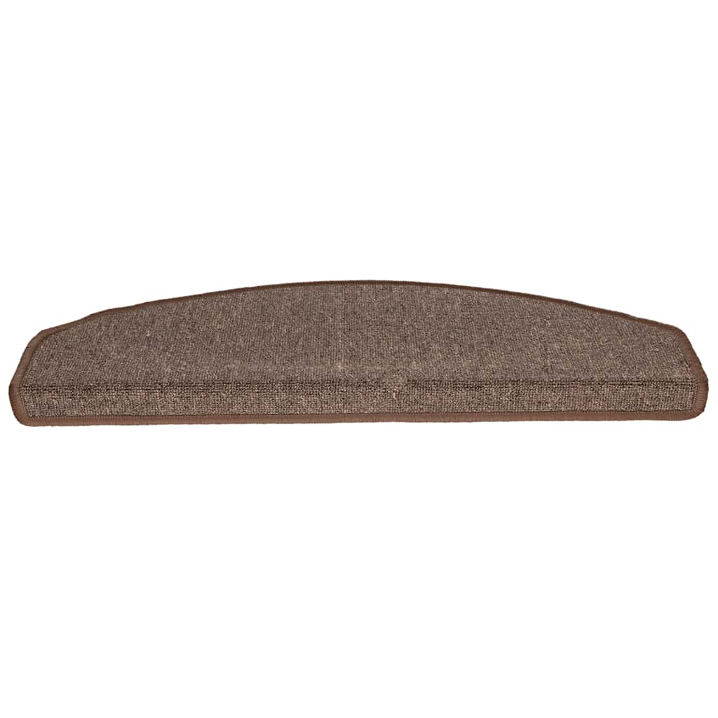 trappemåtter 30 stk. 65 x 24 x 4 cm kaffebrune halvrund store
