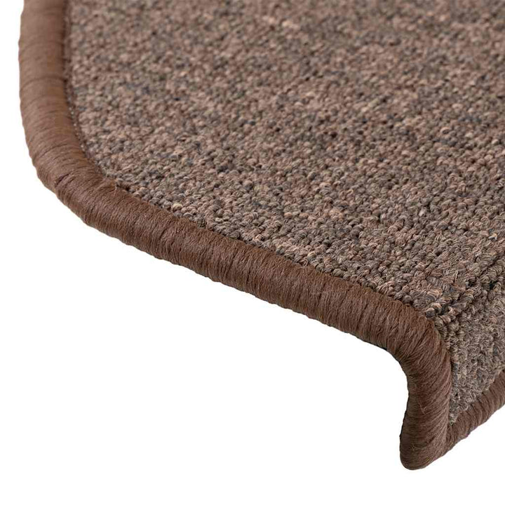 trappemåtter 30 stk. 65 x 24 x 4 cm kaffebrune halvrund store