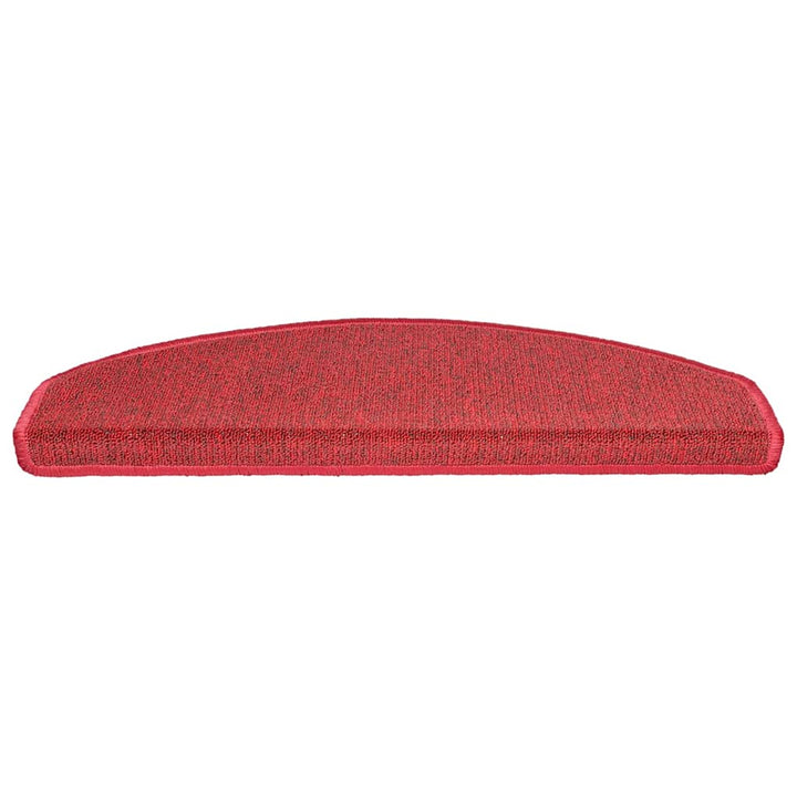 trappemåtter 30 stk. 65 x 24 x 4 cm bordeaux halvrund store