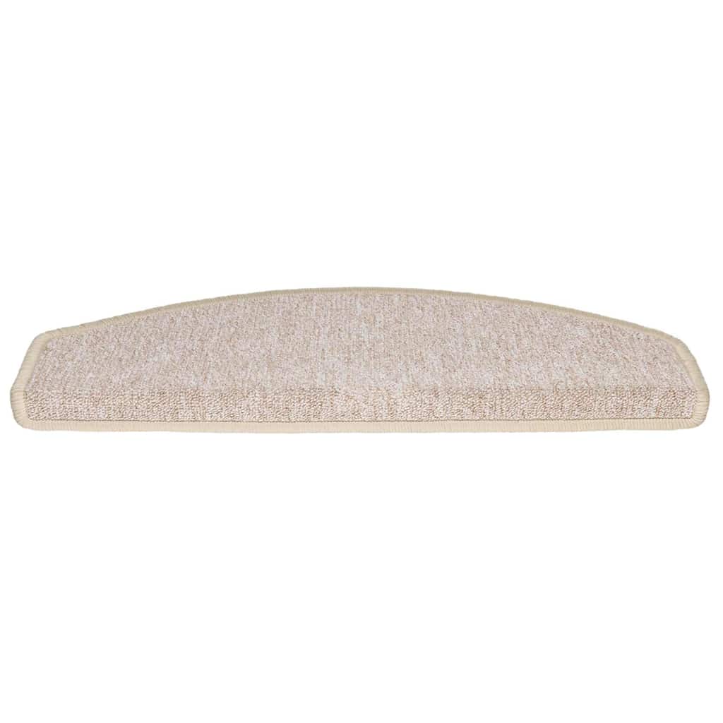 trappemåtter 30 stk. 65 x 24 x 4 cm taupe halvrund store