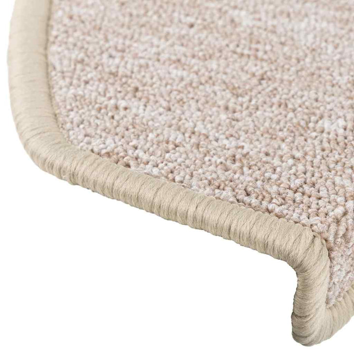 trappemåtter 30 stk. 65 x 24 x 4 cm taupe halvrund store